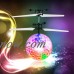 Transparent Remote Control Flying Crystal Ball Led Flashing Light Infrared Induction Helicopter Ball Funny Toy Gift For Kids   